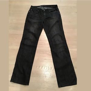 7 for All Mankind Charcoal Jeans 32x34